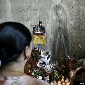 [altra immagine della "madonna", fonte AFP e BBC]